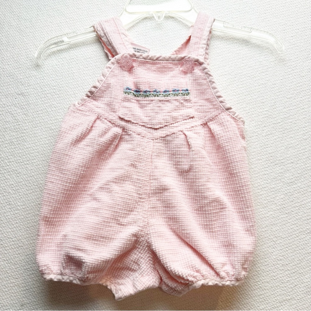 Allison Rose Pink Kids Overall romper